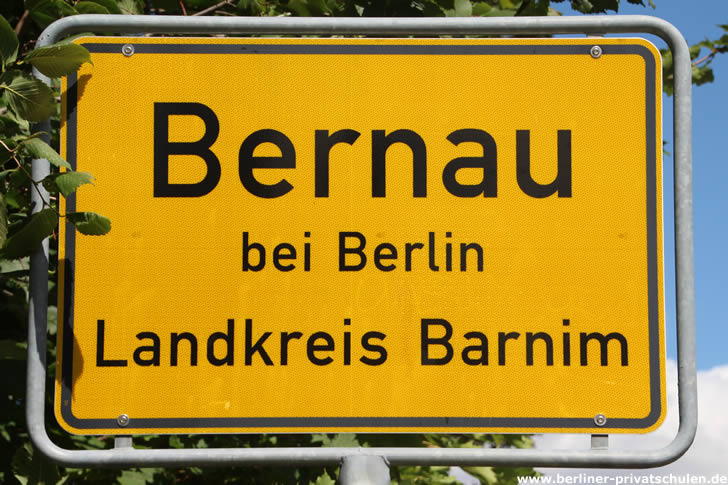 Bernau Ortstafel Bernau