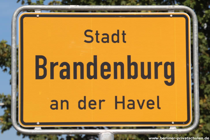 Ortstafel Brandenburg an der Havel